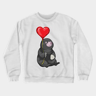 Mole Heart Balloon Crewneck Sweatshirt